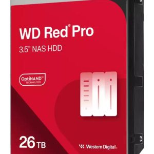 Western Digital Red Pro WD260KFGX. HDD capacity: 26 TB, HDD speed: 7200 RPM, Storage drive buffer size: 512 MB, HDD size: 3.5", Interface: Serial ATA III (WD260KFGX)