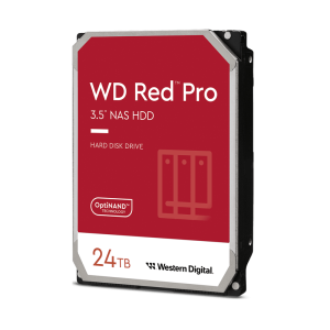 Western Digital Red Pro . HDD capacity: 24 TB, HDD speed: 7200 RPM, Storage drive buffer size: 512 MB, HDD size: 3.5", Interface: Serial ATA (WD240KFGX)