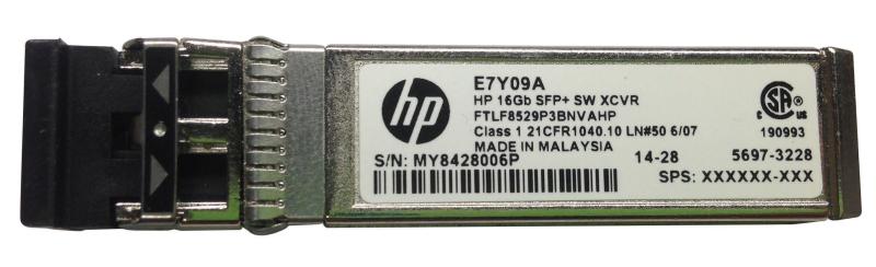 HPE 16Gb SFP+ Short Wave 1-pack Industrial Extended Transceiver (E7Y09A)